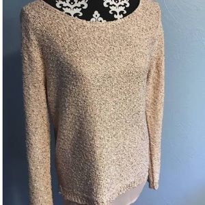 Champagne sequined top